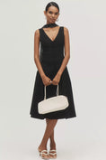 Load image into Gallery viewer, By Anthropologie Sleeveless V-Neck Button-Front Midi Dress
