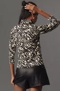 Load image into Gallery viewer, The Hailey Printed Long-Sleeve Turtleneck Top by Maeve
