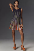 Load image into Gallery viewer, Maeve Boat-Neck Knit Fit & Flare Knit Mini Dress
