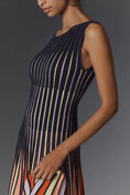 Load image into Gallery viewer, Maeve Boat-Neck Knit Fit & Flare Knit Mini Dress
