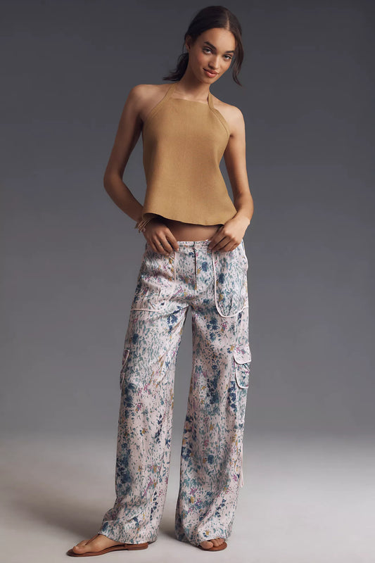 By Anthropologie Palazzo Utility Pants