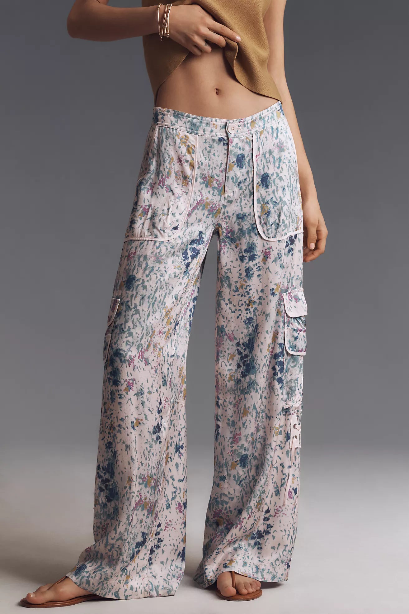 By Anthropologie Palazzo Utility Pants