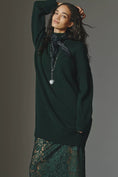 Load image into Gallery viewer, By Anthropologie Sweater Lace Twofer Midi Dress
