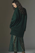 Load image into Gallery viewer, By Anthropologie Sweater Lace Twofer Midi Dress
