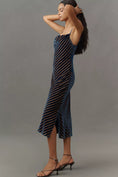 Load image into Gallery viewer, By Anthropologie Burnout Bias-Cut Slim Midi Dress
