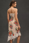 Load image into Gallery viewer, By Anthropologie Sleeveless V-Neck Lace Slip Midi Dress
