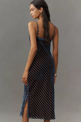Load image into Gallery viewer, By Anthropologie Burnout Bias-Cut Slim Midi Dress
