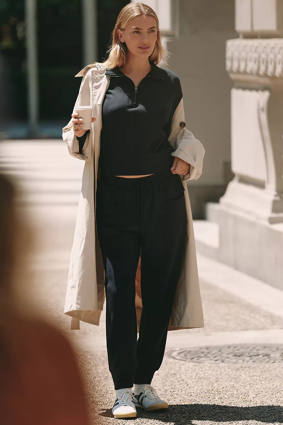 Daily Practice Half-Zip Sweatshirt in Willow