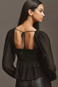 Load image into Gallery viewer, By Anthropologie Peplum Blouse
