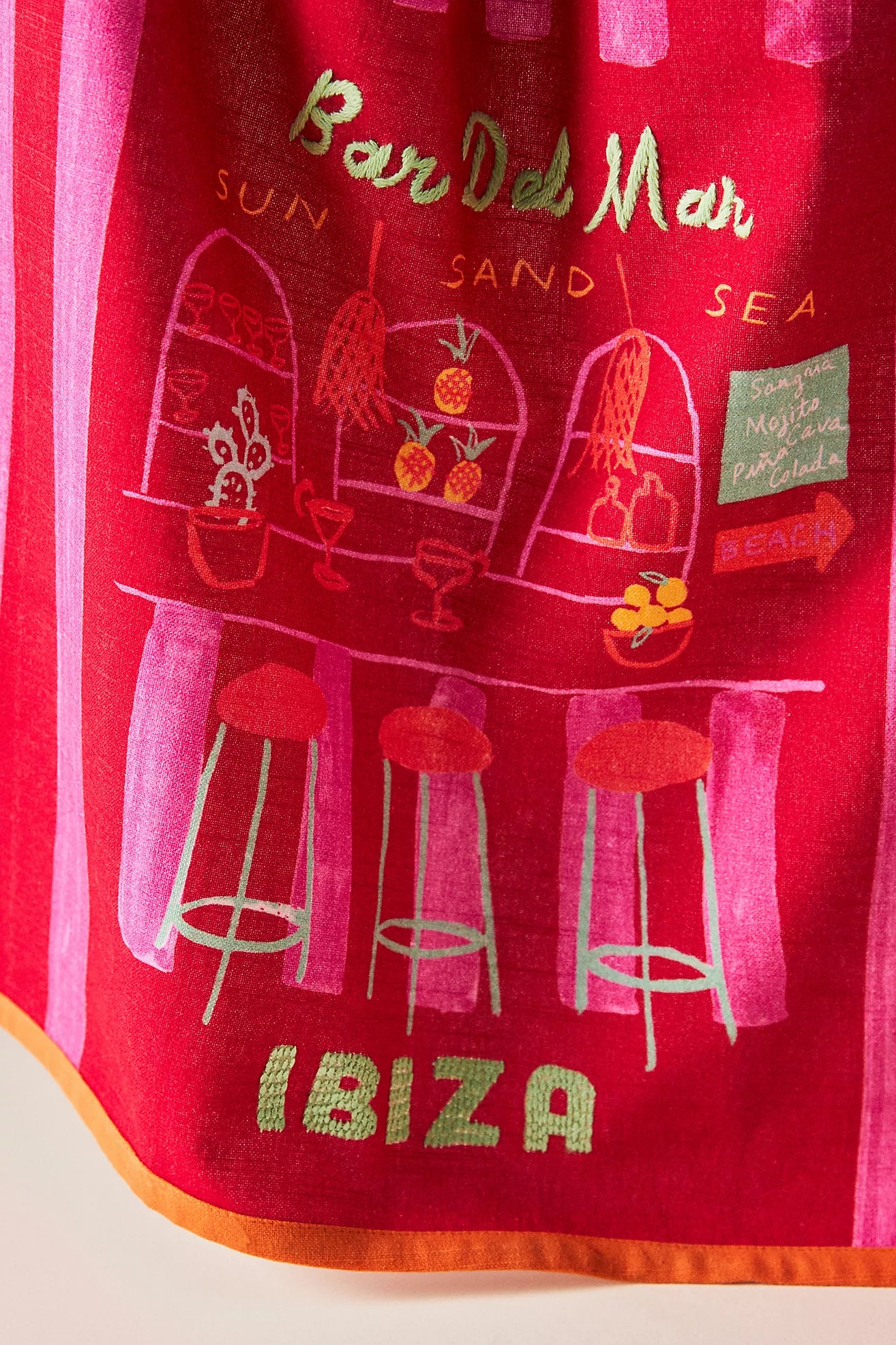 Phthalo Ruth Ibiza Cotton Dish Towel