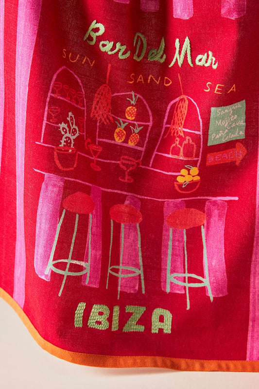 Phthalo Ruth Ibiza Cotton Dish Towel