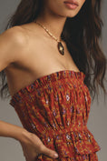 Load image into Gallery viewer, Plenty by Tracy Reese Strapless Smocked Midi Dress
