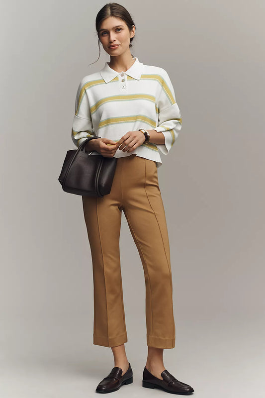 The Poppy Kick-Flare Pull-On Pants by Maeve