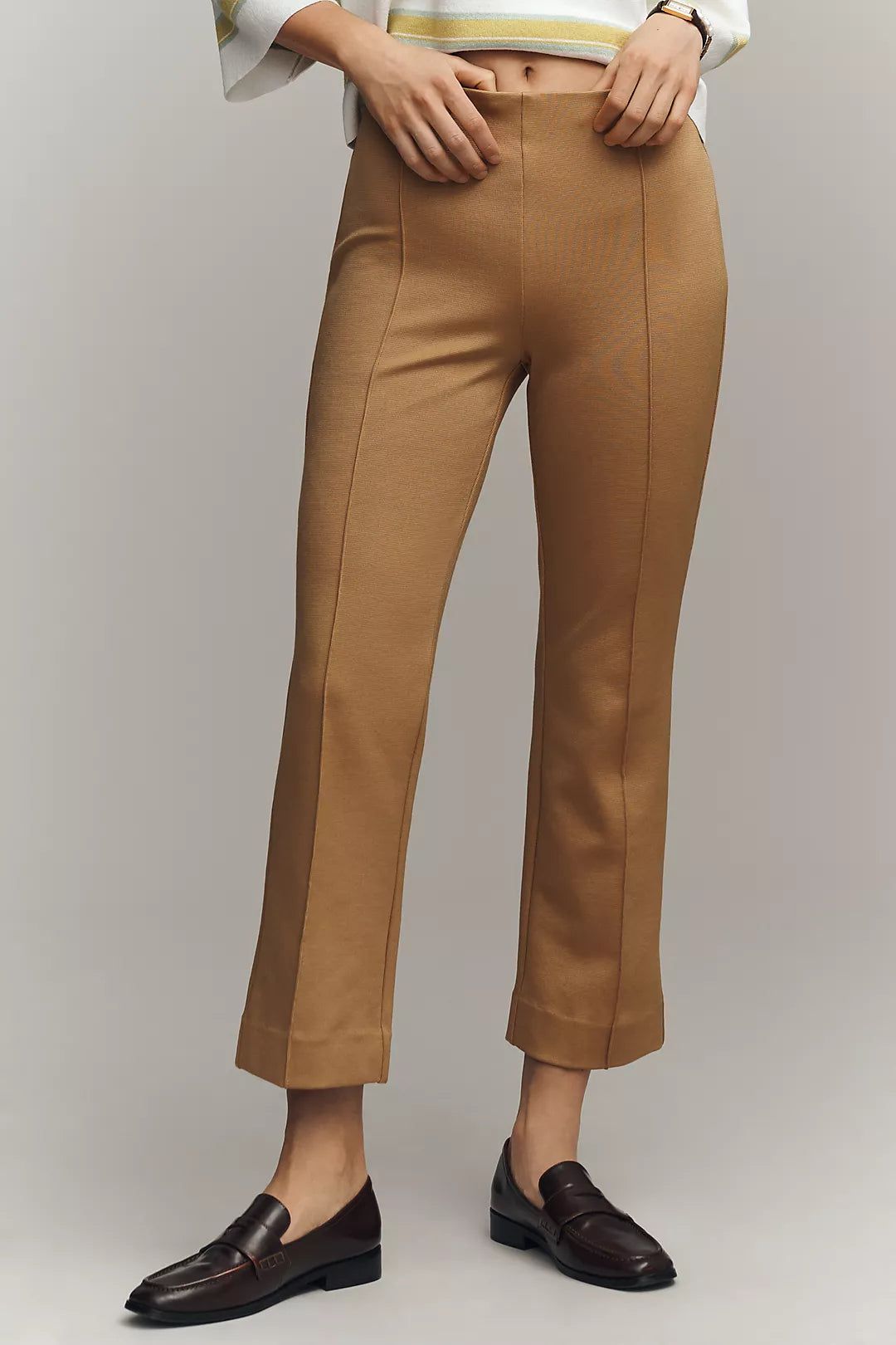 The Poppy Kick-Flare Pull-On Pants by Maeve