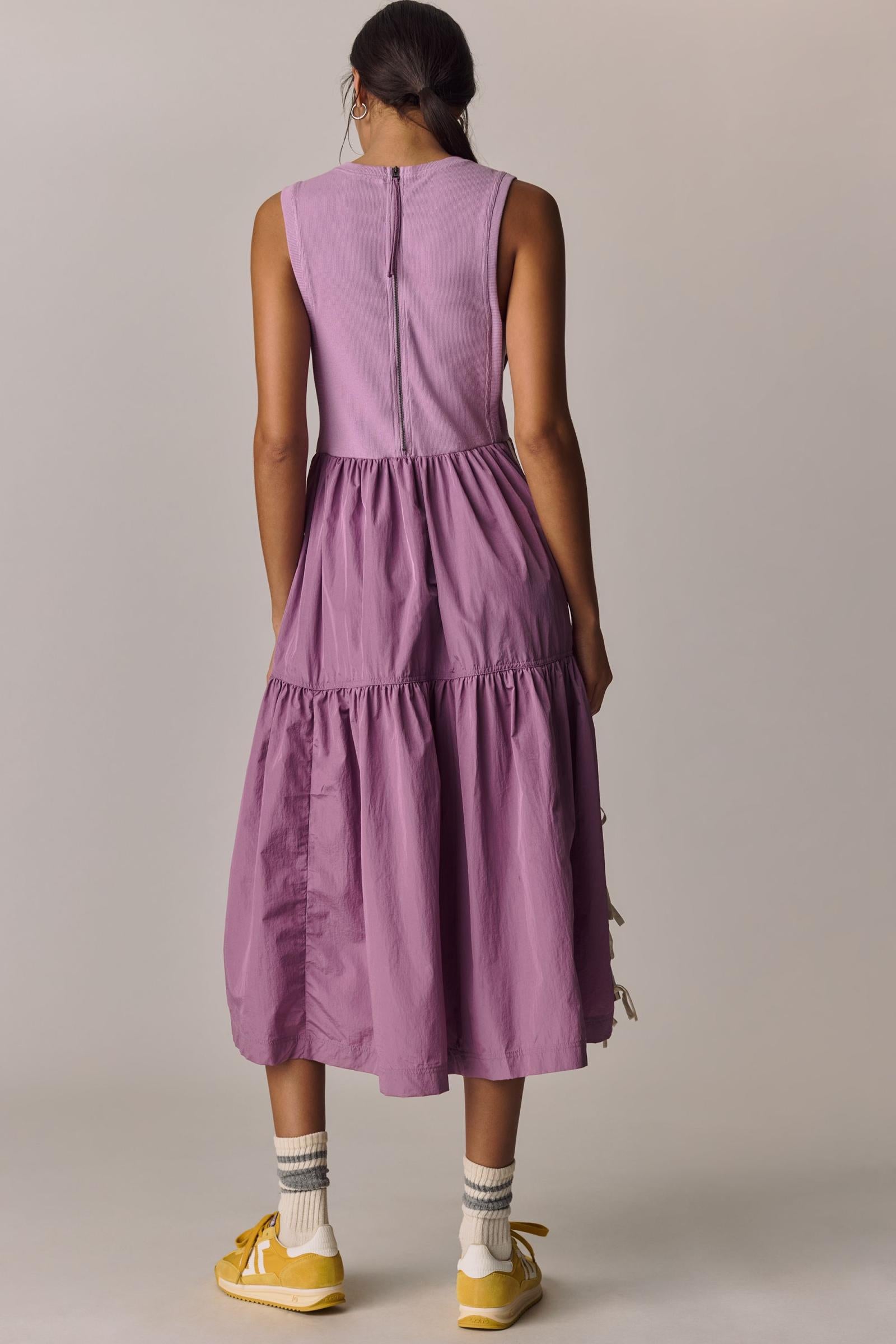 The Bowline Tiered Midi Dress by Daily Practice
