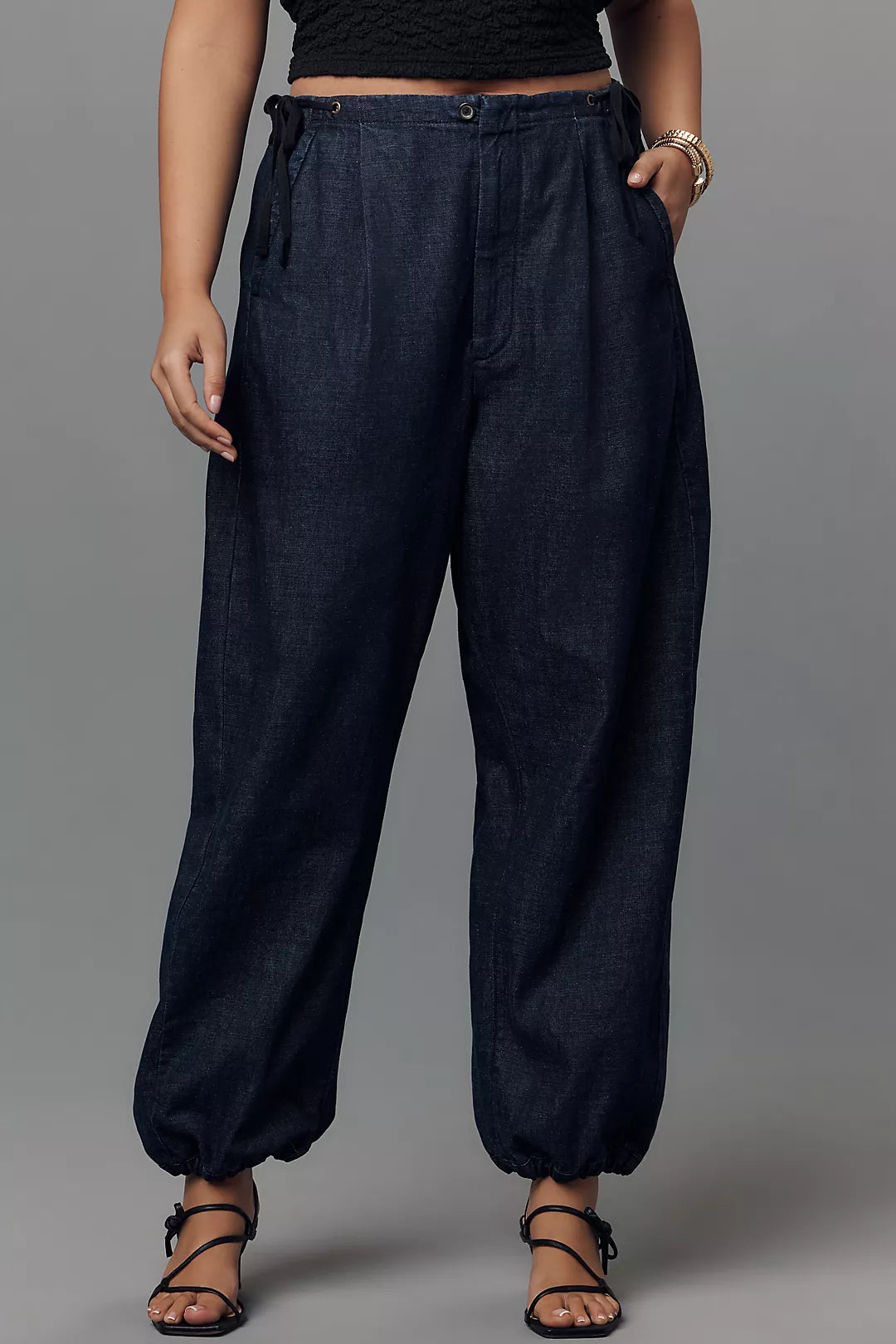Pilcro Mid-Rise Pull-On Jogger Jeans