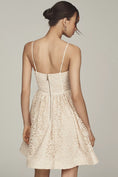 Load image into Gallery viewer, By Anthropologie Lace Basque-Waist Mini Dress
