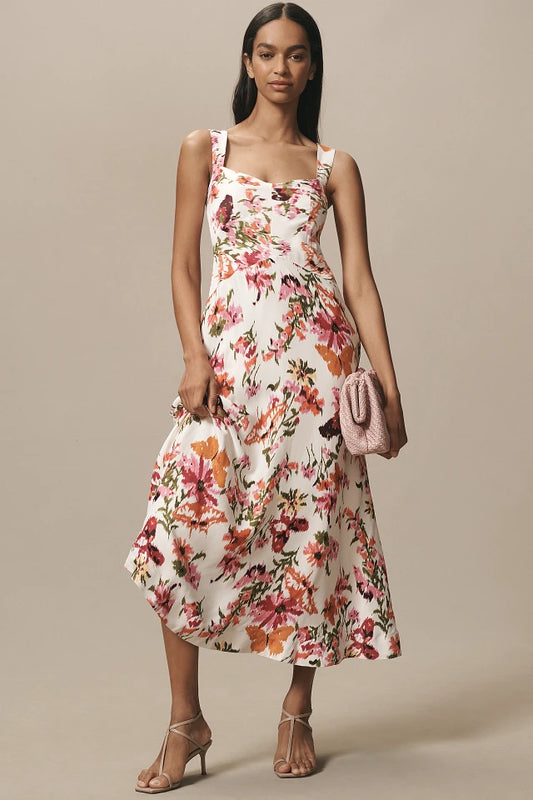 The Jocelyn Sleeveless Slip Midi Dress by Maeve