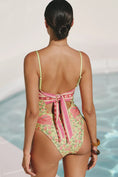 Load image into Gallery viewer, Farm Rio x Anthropologie Strapless One-Piece Swimsuit
