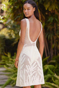 Load image into Gallery viewer, Celandine Sheer Mesh Embroidery Cover-Up Dress
