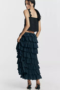 Load image into Gallery viewer, By Anthropologie Tiered Silken Maxi Skirt
