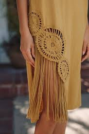 Celandine Short-Sleeve Embellished Side Slit Midi Dress
