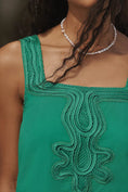 Load image into Gallery viewer, Celandine Braided Drop-Waist Mini Dress
