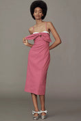 Load image into Gallery viewer, By Anthropologie Strapless Bow-Front Midi Dress
