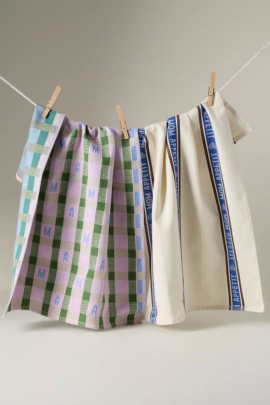Margot Jacquard Dish Towel, Set of 2