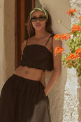 Load image into Gallery viewer, En Saison Delilah Tie-Strap Scallop-Hem Tank Top
