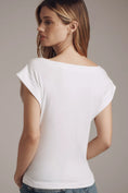 Load image into Gallery viewer, By Anthropologie Draped Muscle Tee
