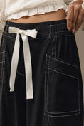 Load image into Gallery viewer, Maeve Linen Blend Pull-On Wide-Leg Pants
