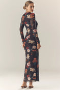 Load image into Gallery viewer, AFRM Didi Long-Sleeve Mesh Maxi Dress
