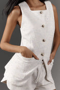 Load image into Gallery viewer, Maeve Square-Neck Tweed Vest
