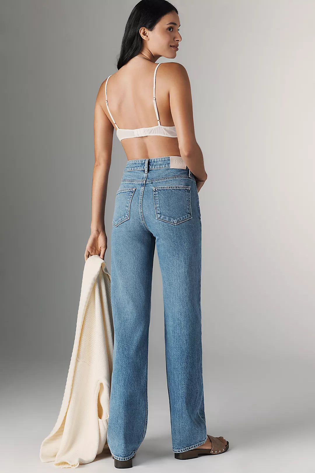 PAIGE Stevie High-Rise Straight-Leg Jeans