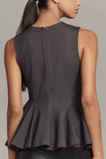 Load image into Gallery viewer, Maeve Night Watch Peplum Tank Top
