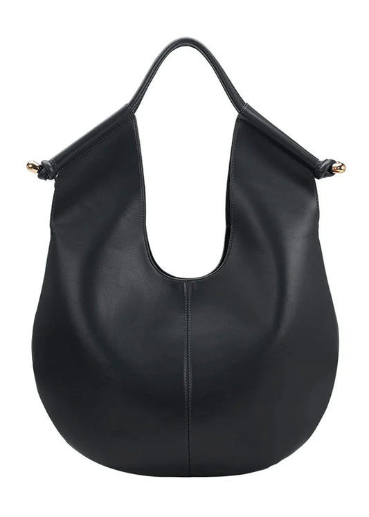 Tracy Recycled Vegan Shoulder Bag Black