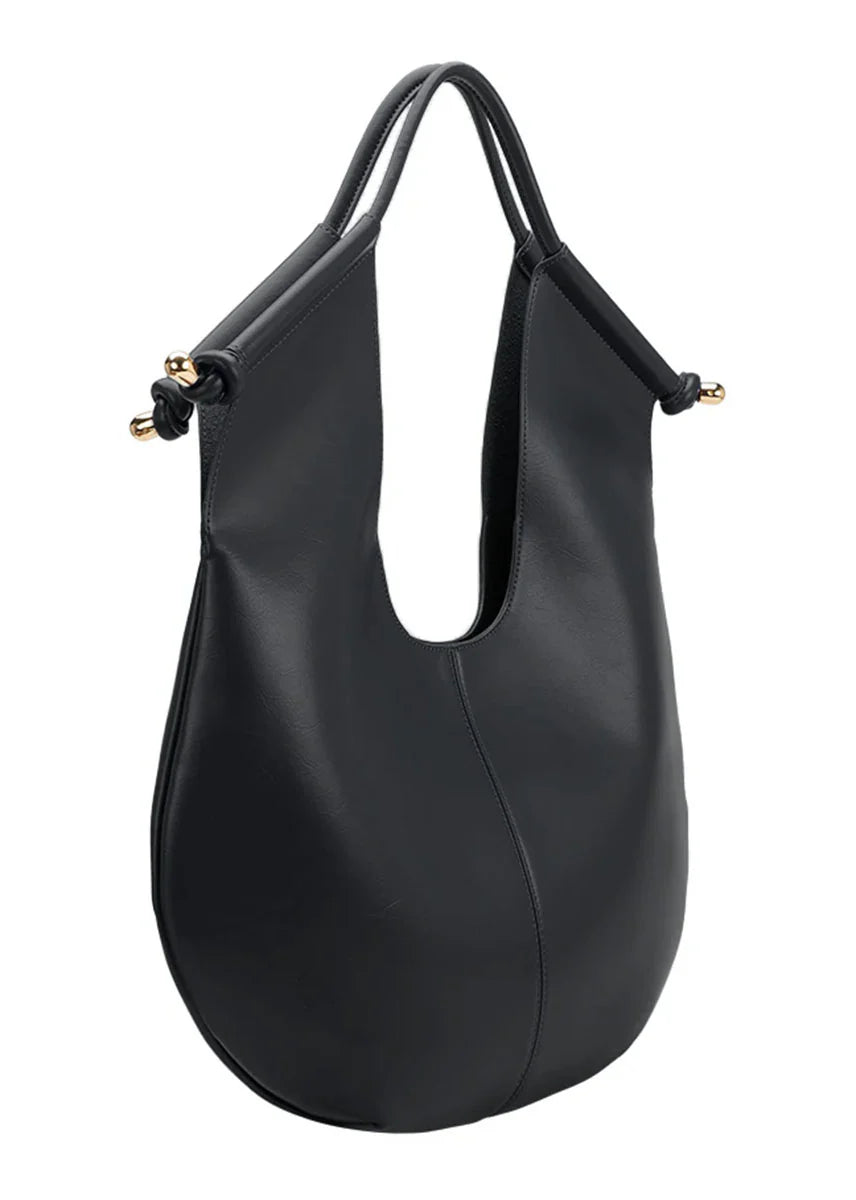 Tracy Recycled Vegan Shoulder Bag Black