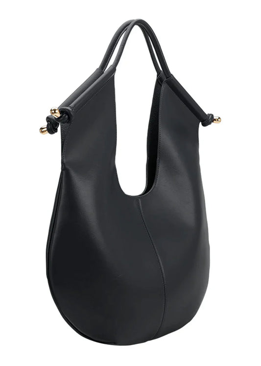 Tracy Recycled Vegan Shoulder Bag Black