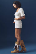 Load image into Gallery viewer, By Anthropologie Ruffle-Sleeve Wool Cashmere Knit Blouse
