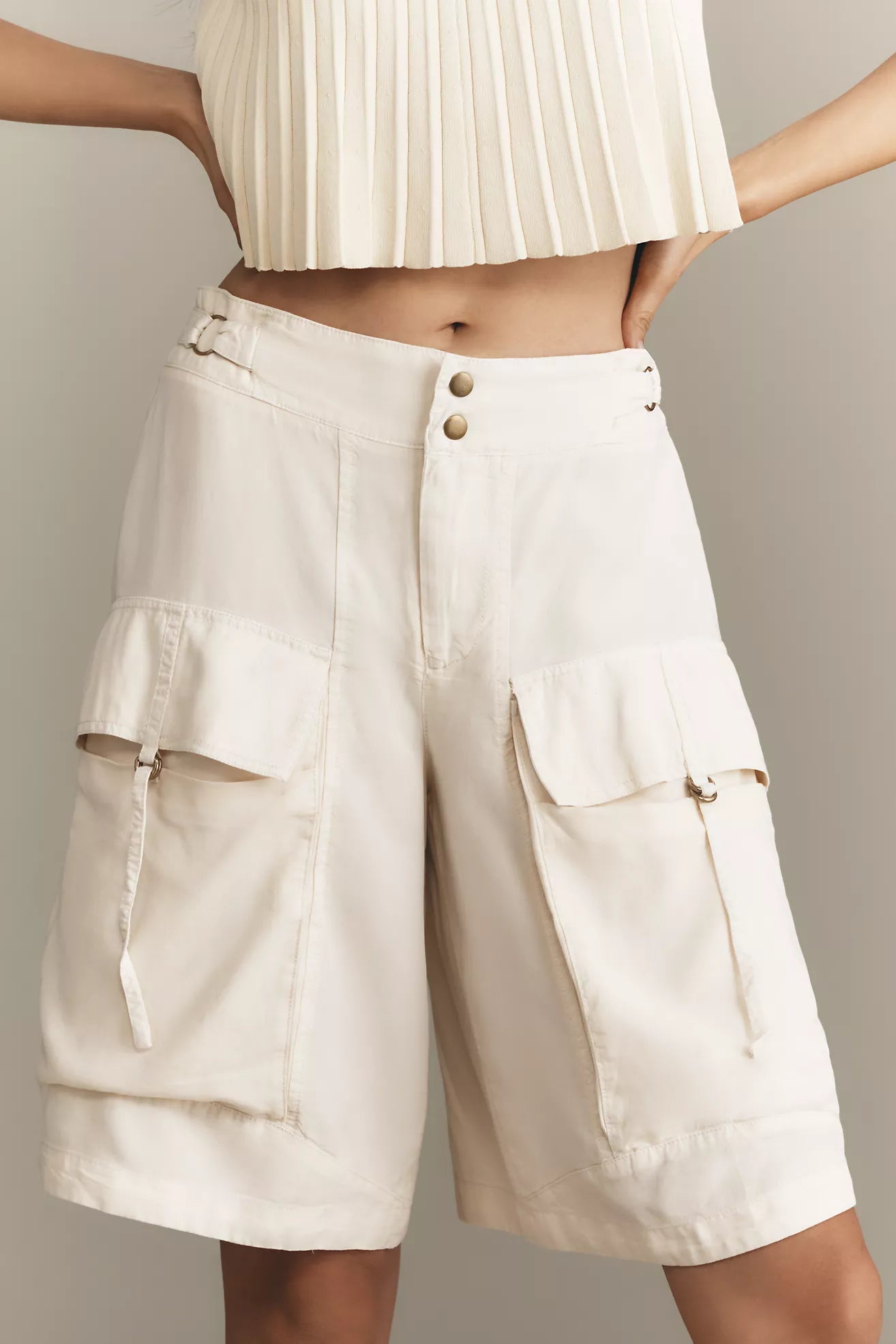 By Anthropologie Safari Bermuda Shorts