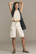 Load image into Gallery viewer, By Anthropologie Safari Bermuda Shorts
