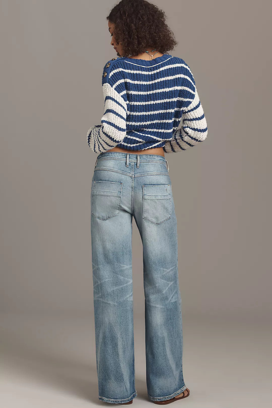 Pilcro Heritage High-Rise Wide-Leg Jeans