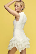 Load image into Gallery viewer, By Anthropologie Sleeveless Ruffle Mini Dress

