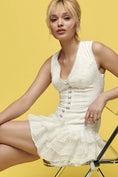 Load image into Gallery viewer, By Anthropologie Sleeveless Ruffle Mini Dress
