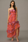Load image into Gallery viewer, By Anthropologie Strapless Tiered Maxi Dress
