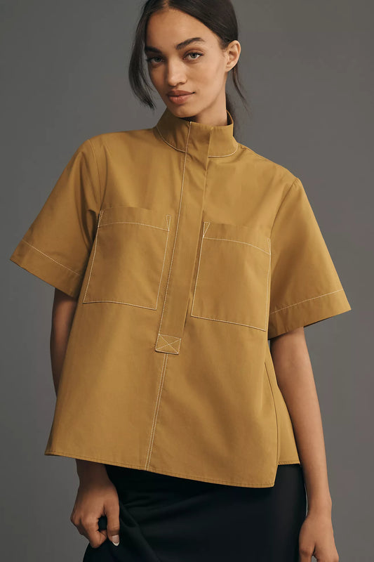 The Jeannie Popover Swing Top by Maeve
