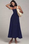 Load image into Gallery viewer, Maeve Fit-and-Flare Apron Dress
