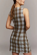 Load image into Gallery viewer, Percie Plaid Mini Dress by Pilcro
