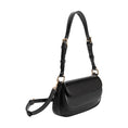 Load image into Gallery viewer, Amari Black Recycled Vegan Shoulder Bag
